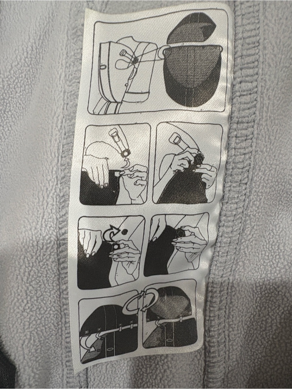 BabyBjorn Black Infant Carrier Cover with Hood - Picture 4 of 6